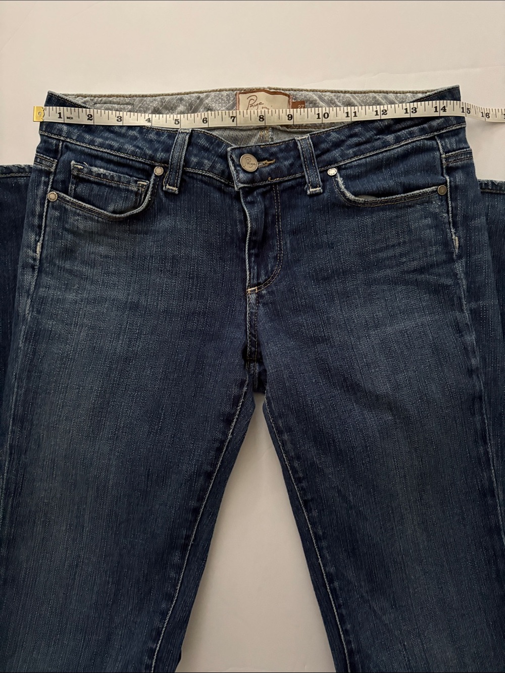 PAIGE Indigo Flare Jeans - Picture 7 of 12